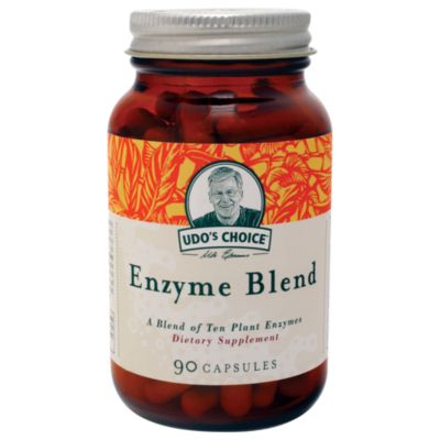 Udo's Choice Enzyme Blend 10 Blend Plant Enzymes (90 Vegetarian Capsules) 