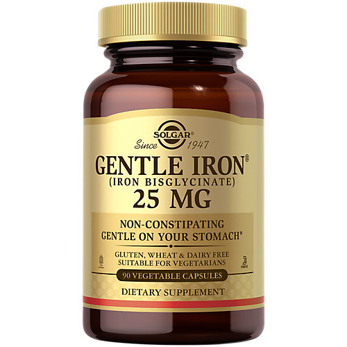 Gentle Iron NonConstipating 25 MG (90 Vegetarian Capsules) 