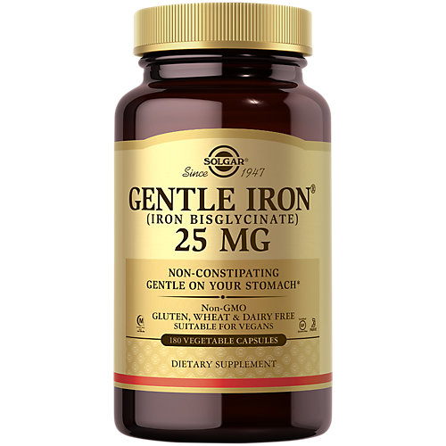 Gentle Iron NonConstipating 25 MG (180 Vegetarian Capsules) 