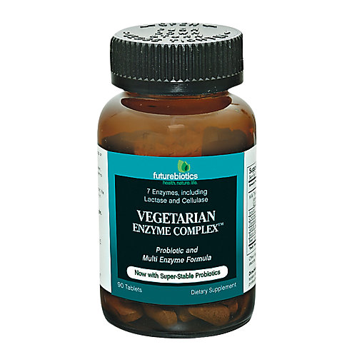 Vegetarian Enzyme Complex Probiotic MultiEnzyme Formula (90 Tablets) 