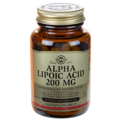 Alpha Lipoic Acid Antioxidant 200 MG (50 Vegetarian Capsules) 