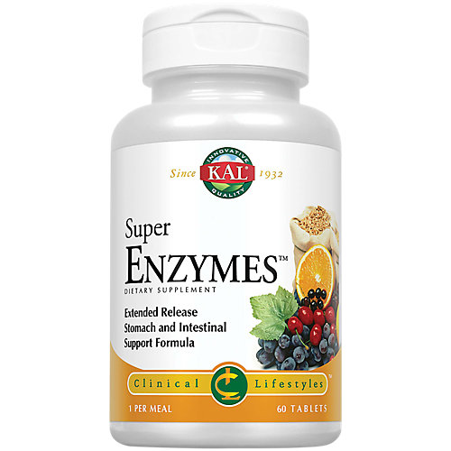 Super Enzymes with Every Meal (60 Tablets) 