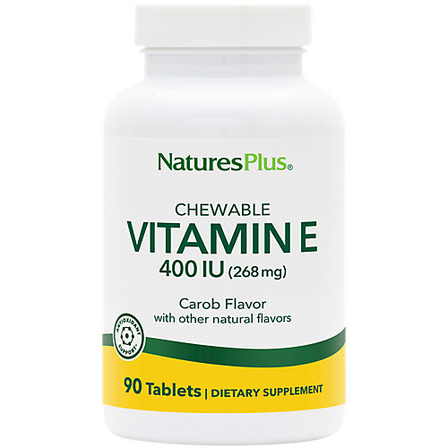 Vitamin E 400 IU Carob (90 Chewable Tablets) 