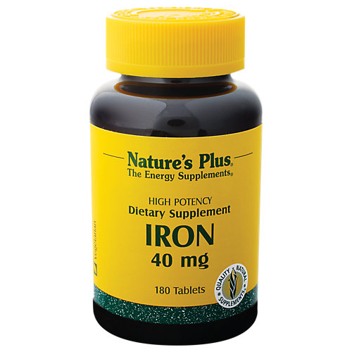 Iron High Potency 40 MG (180 Tablets) 