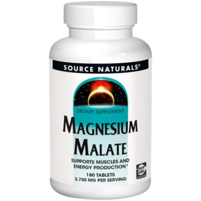Magnesium Malate Yielding 833 MG Malic Acid 1,250 MG (180 Tablets) 