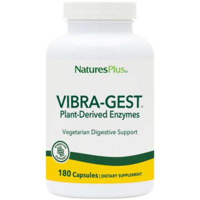 Source of Life VibraGest Food Plant Enzyme Digestive Aid Formula (180 Vegetarian Capsules) 