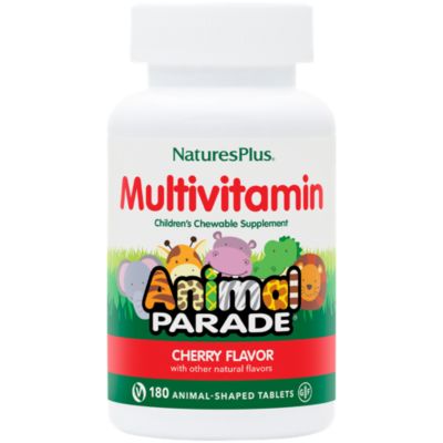 Animal Parade Multivitamin for Kid's Cherry (180 Chewable Tablets) 