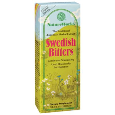 Swedish Bitters Liquid Herbal Extract for Digestion (33.8 Fluid Ounces) 