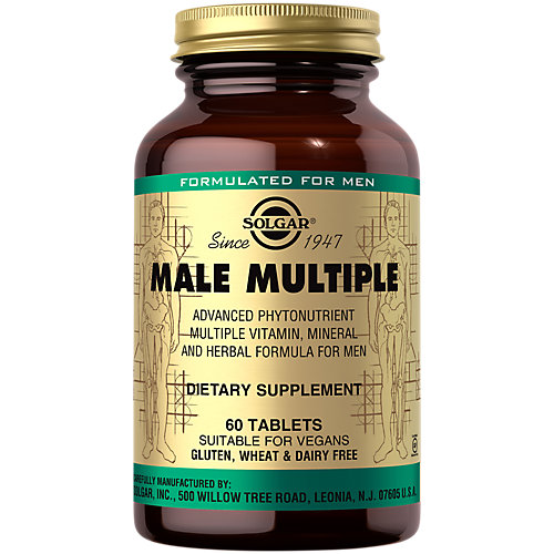 Male Multiple Multivitamin, Mineral Herbal Formula for Men (60 Tablets) 