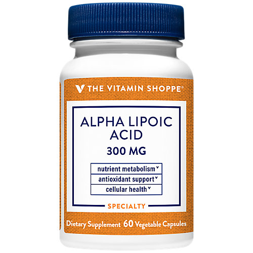 Alpha Lipoic Acid 300mg, Natural Antioxidant Formula to Support Glucose Metabolism Promotes Healthy Blood Sugar, ALA Fights Free Radicals, Gluten Dairy Free (60 