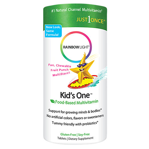 Kid's Multivitamin Once Daily FoodBased Formula Fruit Punch (30 Chewable Tablets) 