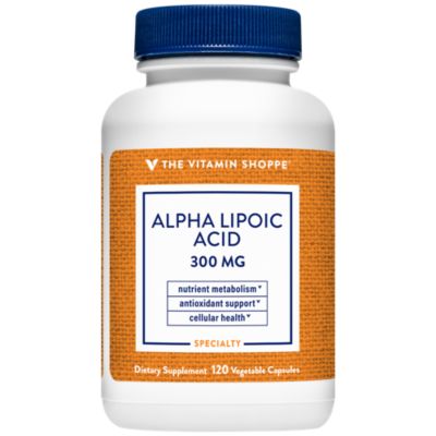 Alpha Lipoic Acid 300mg, Natural Antioxidant Formula to Support Glucose Metabolism Promotes Healthy Blood Sugar, ALA Fights Free Radicals, Gluten Dairy Free (12 