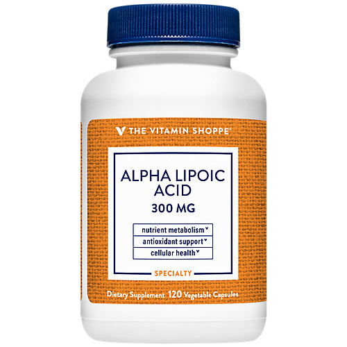 Alpha Lipoic Acid 300mg, Natural Antioxidant Formula to Support Glucose Metabolism Promotes Healthy Blood Sugar, ALA Fights Free Radicals, Gluten Dairy Free (12 