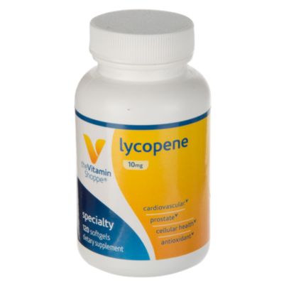 The Vitamin Shoppe Lycopene 10MG, Antioxidant that Supports Cardiovascular, Prostate Cellular Health (120 Softgels) 