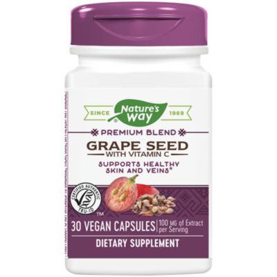 Grape Seed Extract (Standardized) Antioxidant (30 Vegetarian Capsules) 