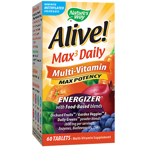Alive Whole Food Energizer Multivitamin (60 Tablets) 