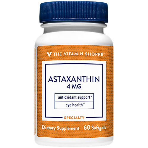 Astaxanthin (Solasta™) Branded Ingredient 4mg Antioxidant From MicroAlgae That Supports Brain Heart Health and Skin for Healthy Aging (60 Softgels) by The Vitam 