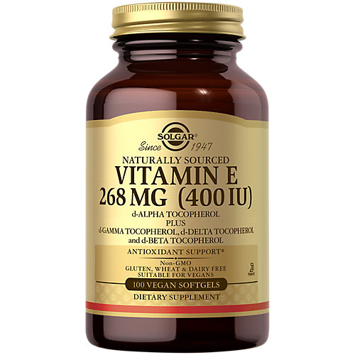 Natural Vitamin E 400 IU (100 Vegetarian Softgels) 