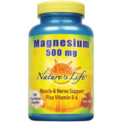 Magnesium Plus Vitamin B6 500 MG (100 Capsules) 
