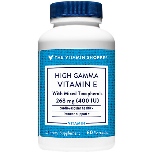E400 High Gamma 400IU Softgel – Antioxidant That Supports Cardiovascular, Immune Eye Health – Naturally Sourced High Bioavailable Vitamin E (As Mixed Tocopherol 