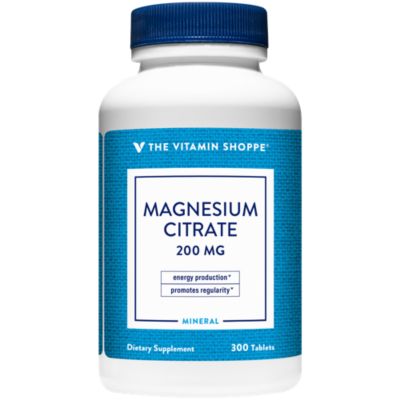 Magnesium Citrate 200mg Tablets, Magnesium Supplement as Citrate for Muscle Relaxation – Supports Nerve, Heart and Muscle Function – Boosts Energy Production (3 