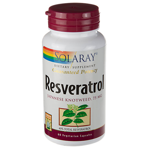 Resveratrol Supports Cardiovascular Health 75 MG Japanese Knotweed (60 Vegetable Capsules) 