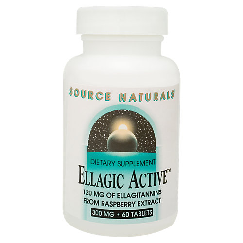 Ellagic Active 120 MG of Ellagitannins from Raspberry Extract 300 MG (60 Tablets) 