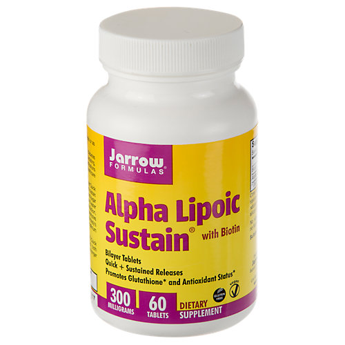 Alpha Lipoic Sustain with Biotin Supports Glucose Metabolism 300 MG (60 Tablets) 