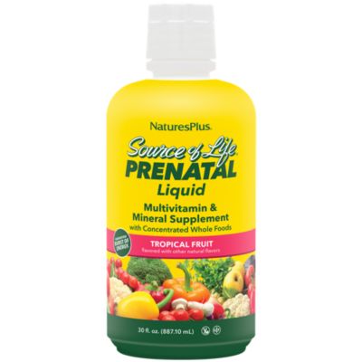 Source of Life Prenatal Liquid Multivitamin Tropical Fruit (30 Fluid Ounces) 