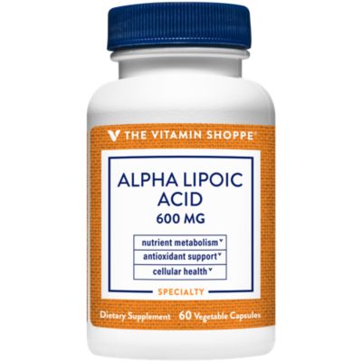 Alpha Lipoic Acid 600mg, Natural Antioxidant Formula to Support Glucose Metabolism Promotes Healthy Blood Sugar, ALA Defend Against Free Radicals, GlutenDairy F 