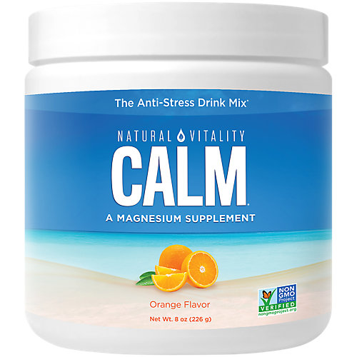 Natural Calm Magnesium Powder Orange (56 Servings) 