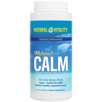 Natural Calm Magnesium Powder Unflavored (113 Servings) 