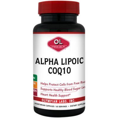 Alpha Lipoic CoQ10 Supports Heart Health (60 Vegetarian Capsules) 