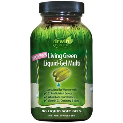 Women's Living Green LiquidGel Multivitamin (90 Liquid Softgels) 