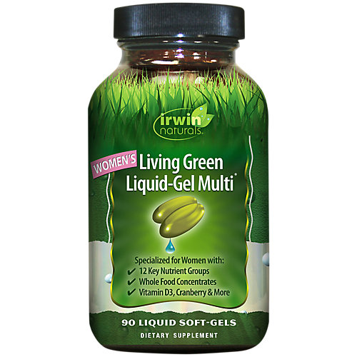 Women's Living Green LiquidGel Multivitamin (90 Liquid Softgels) 