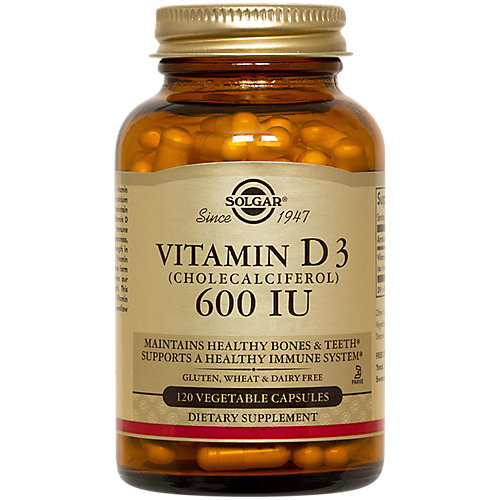 Vitamin D3 600 IU (120 Vegetarian Capsules) 