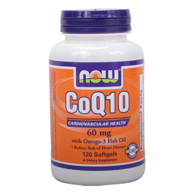 CoQ10 with Omega 3 Fish Oil 60 MG (120 Softgels) 