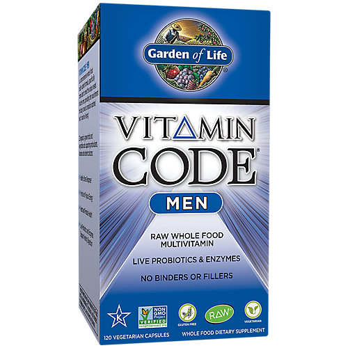 Vitamin Code Raw Whole Food Multivitamin for Men (120 Vegetarian Capsules)