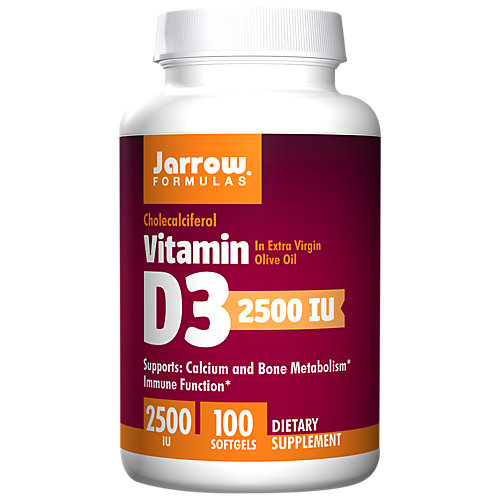 Vitamin D3 Supports Calcium Bone Metabolism 2,500 IU (100 Softgels) 