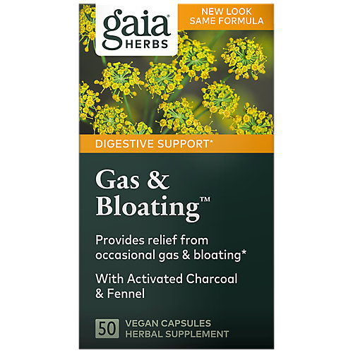 Gas Bloating Fast Acting for Digestive Discomfort (50 Capsules) 