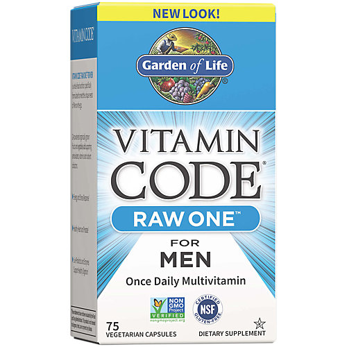 Vitamin Code Raw Whole Food Multivitamin for Men Once Daily (75 Vegan Capsules) 