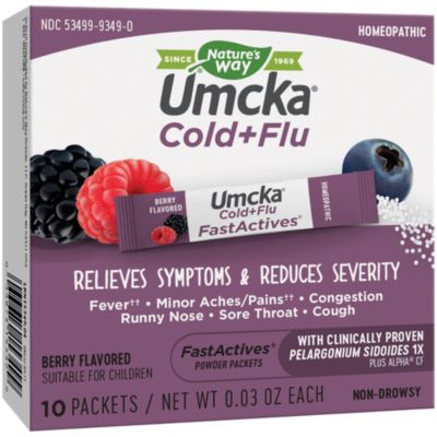 Umcka Fastactives Cold and Flu Relief Berry