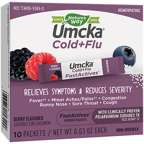 Umcka Fastactives Cold and Flu Relief Berry