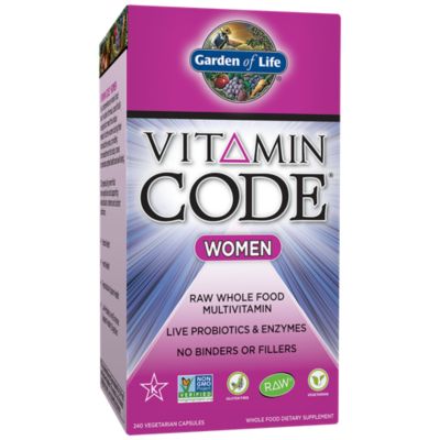 Vitamin Code Raw Whole Food Multivitamin for Women (240 Vegetarian Capsules) 