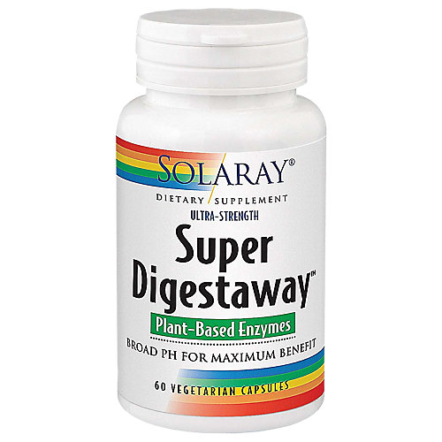 Ultra Strength Super Digestaway PlantBased Enzymes (60 Vegetarian Capsules) 