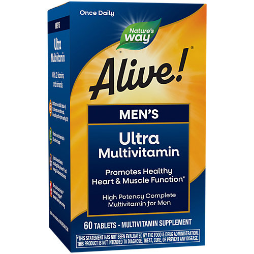 Alive Once Daily Men's Multivitamin Ultra Potency (60 Tablets) 