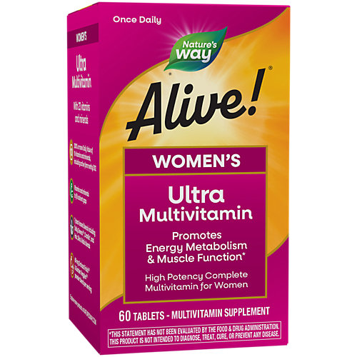 Alive Once Daily Women's Multivitamin Ultra Potency (60 Tablets) 