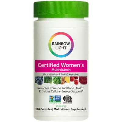 Organic Whole Food Multivitamin for Women (120 Vegetarian Capsules) 