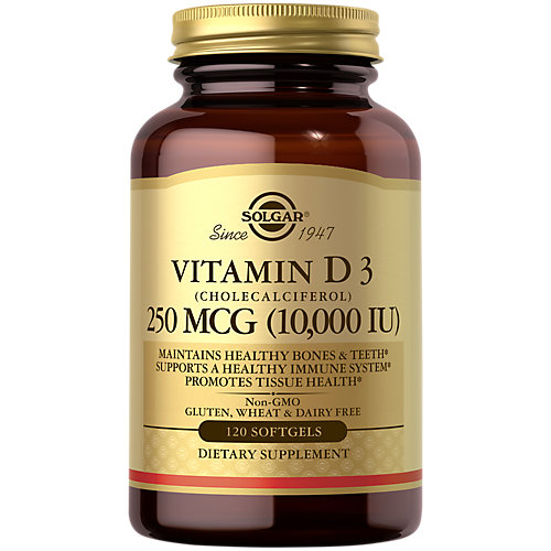 Natural Vitamin D3 10,000 IU (120 Softgels) 