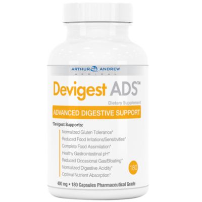 Devigest ADS Advanced Digestive Support 400 MG (180 Capsules) 